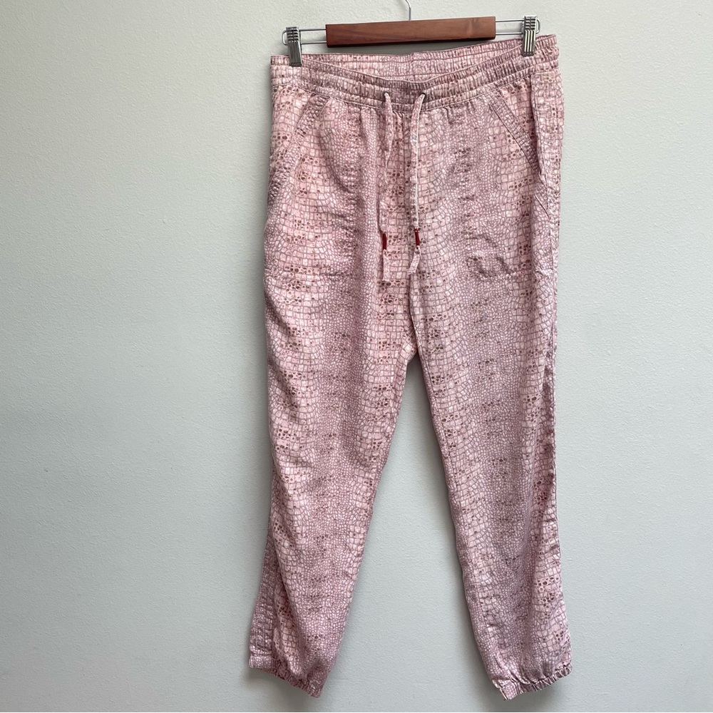 Anthropologie Jogger Pants Snake Python Print Poc… - image 2